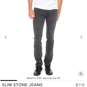 Mott & Bow slim stone jeans medium grey size 32/30 like a new just worn 2 times